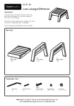 Предварительный просмотр 62 страницы Homestyles 5670-10 Manual