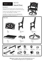 Homestyles 6652-53 Quick Start Manual предпросмотр