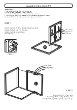 Предварительный просмотр 2 страницы Homestyles 6800-20 Quick Start Manual