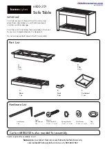 Предварительный просмотр 2 страницы Homestyles 6800-202 Manual