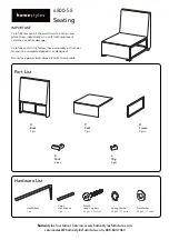 Предварительный просмотр 1 страницы Homestyles 6800-58 Quick Start Manual