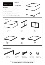 Homestyles 6800-90 Assembly Instructions Manual предпросмотр