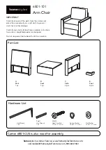 Homestyles 6801-101 Assembly Instructions Manual предпросмотр