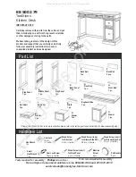 Homestyles 88 5002 79 Assembly Instructions Manual предпросмотр