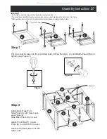 Предварительный просмотр 2 страницы Homestyles 88 5002 79 Assembly Instructions Manual