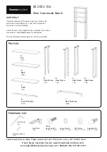 Homestyles 88 5053 106 Assembly Instructions предпросмотр