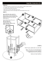 Предварительный просмотр 2 страницы Homestyles 88 5053 30 Assembly Instructions