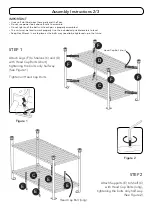 Предварительный просмотр 2 страницы Homestyles 88 5060 942 Assembly Instructions