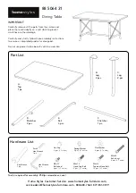 Homestyles 88 5064 31 Assembly Instructions предпросмотр