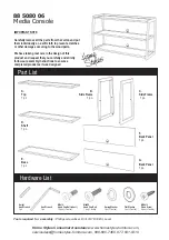 Предварительный просмотр 1 страницы Homestyles 88 5080 06 Assembly Instructions