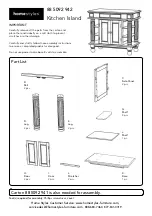 Homestyles 88 5092 942 Assembly Instructions предпросмотр