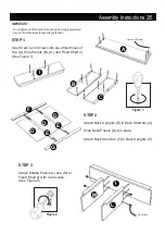 Предварительный просмотр 2 страницы Homestyles 88 5100 307 Assembly Instructions