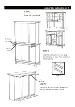 Предварительный просмотр 4 страницы Homestyles 88 5100 307 Assembly Instructions