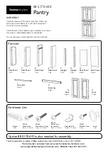 Homestyles 88 5170 692 Assembly Instructions Manual предпросмотр