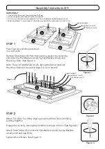 Предварительный просмотр 2 страницы Homestyles 88 5181 31 Assembly Instructions