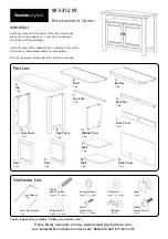 Предварительный просмотр 1 страницы Homestyles 88 5412 09 Quick Start Manual