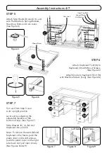 Preview for 4 page of Homestyles 88 5412 182 Quick Start Manual