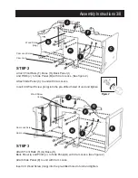 Preview for 4 page of Homestyles 88 5530 181 Assembly Manual