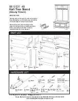 Homestyles 88 5531 49 Assembly Manual предпросмотр