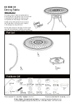 Homestyles 88 5569 30 Assembly Instructions предпросмотр