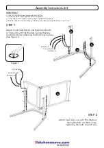 Предварительный просмотр 2 страницы Homestyles 88 5700 81 Quick Start Manual