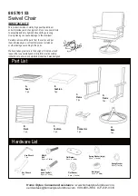 Предварительный просмотр 1 страницы Homestyles 88 5701 53 Assembly Instructions