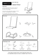 Предварительный просмотр 1 страницы Homestyles 88 5702 55 Assembly Instructions