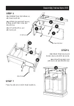 Предварительный просмотр 5 страницы Homestyles 885010941 Manual