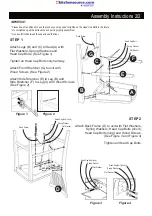 Предварительный просмотр 2 страницы Homestyles Americana 88 5013 89 Assembly Instructions