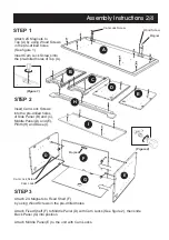 Preview for 2 page of Homestyles Bedford 88 5531 10N Manual