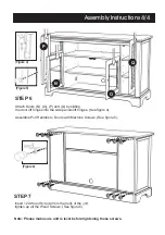 Preview for 4 page of Homestyles Bedford 88 5531 10N Manual