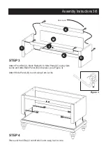 Предварительный просмотр 3 страницы Homestyles Bermuda Hall Tree 88 5542 49 Assembly Instructions Manual