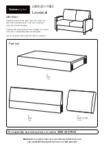 Homestyles Blake 2000-201-FB02 Assembly Instructions предпросмотр