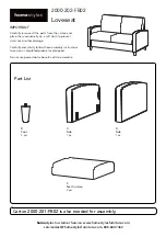 Предварительный просмотр 2 страницы Homestyles Blake 2000-201-FB02 Assembly Instructions