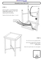 Предварительный просмотр 4 страницы Homestyles Cabin Creek 5411-351 Assembly Instructions