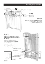 Preview for 4 page of Homestyles Cabin Creek  88 5411 49 Manual