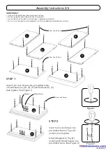 Предварительный просмотр 2 страницы Homestyles Flexsteel 5525-69 Assembly Instructions Manual