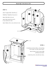 Предварительный просмотр 4 страницы Homestyles Flexsteel 5525-69 Assembly Instructions Manual