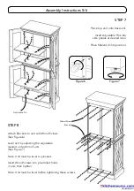 Предварительный просмотр 5 страницы Homestyles Flexsteel 5525-69 Assembly Instructions Manual