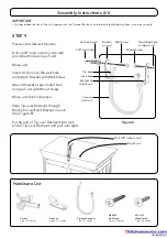 Предварительный просмотр 6 страницы Homestyles Flexsteel 5525-69 Assembly Instructions Manual