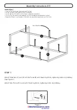 Предварительный просмотр 2 страницы Homestyles Geometric HS-8100-21 Manual