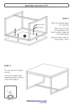 Предварительный просмотр 3 страницы Homestyles Geometric HS-8100-21 Manual