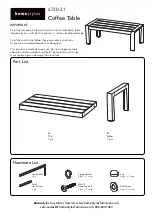 Предварительный просмотр 1 страницы Homestyles Grayton 6730-21 Quick Start Manual