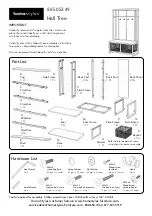 Homestyles Hall Tree 88 5053 49 Manual предпросмотр