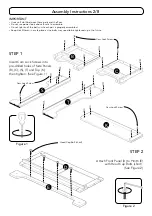 Предварительный просмотр 2 страницы Homestyles Hall Tree Stand 88 5530 49 Manual