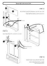 Предварительный просмотр 6 страницы Homestyles Hall Tree Stand 88 5530 49 Manual