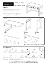 Предварительный просмотр 3 страницы Homestyles Hutch 20 05507 0164 Quick Start Manual