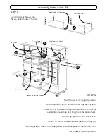 Preview for 4 page of Homestyles Kitchen Cart Assembly Instructions Manual