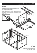 Предварительный просмотр 3 страницы Homestyles Kitchen Island 88 5006 9441 Manual