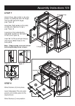 Предварительный просмотр 5 страницы Homestyles Kitchen Island 88 5006 9441 Manual